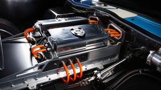 Illustration for article titled This classic beauty is one of the most powerful electric cars ever made